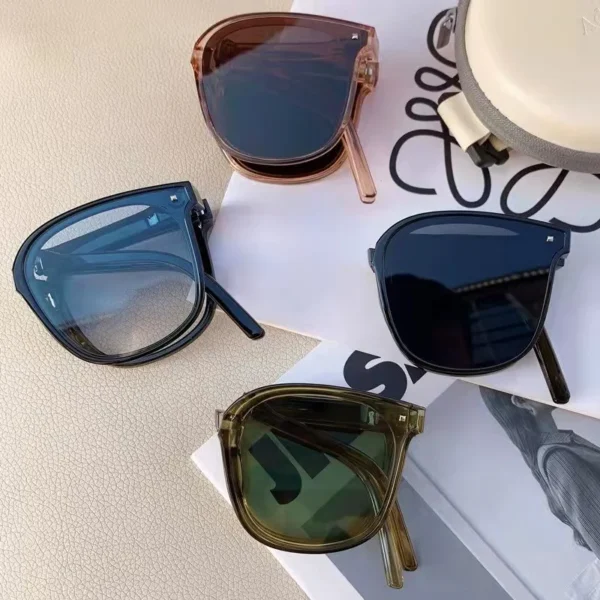 Folding sunglasses, portable for both men and women UV400 - Image 2