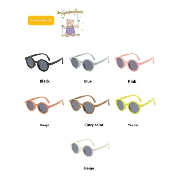 2025 Girls & boys Baby Sunglasses UV375 - Image 2